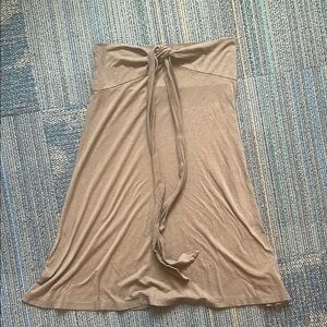 Patagonia Brown Front tie Midi Skirt - Organic Cotton